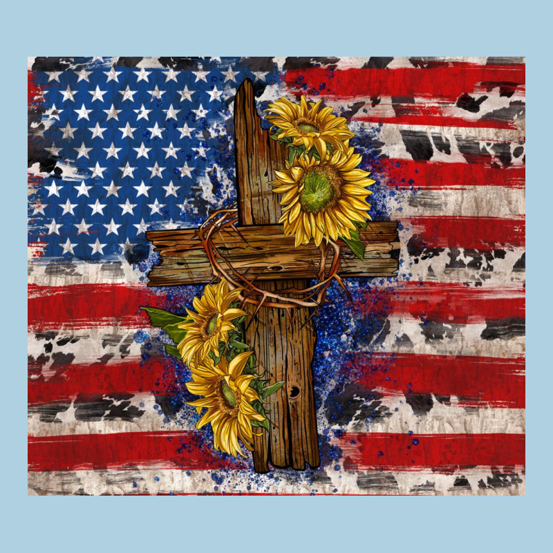 Jesus Christ With American Flag Premium Hoodie by TumblerDesignByShophia | Teevron