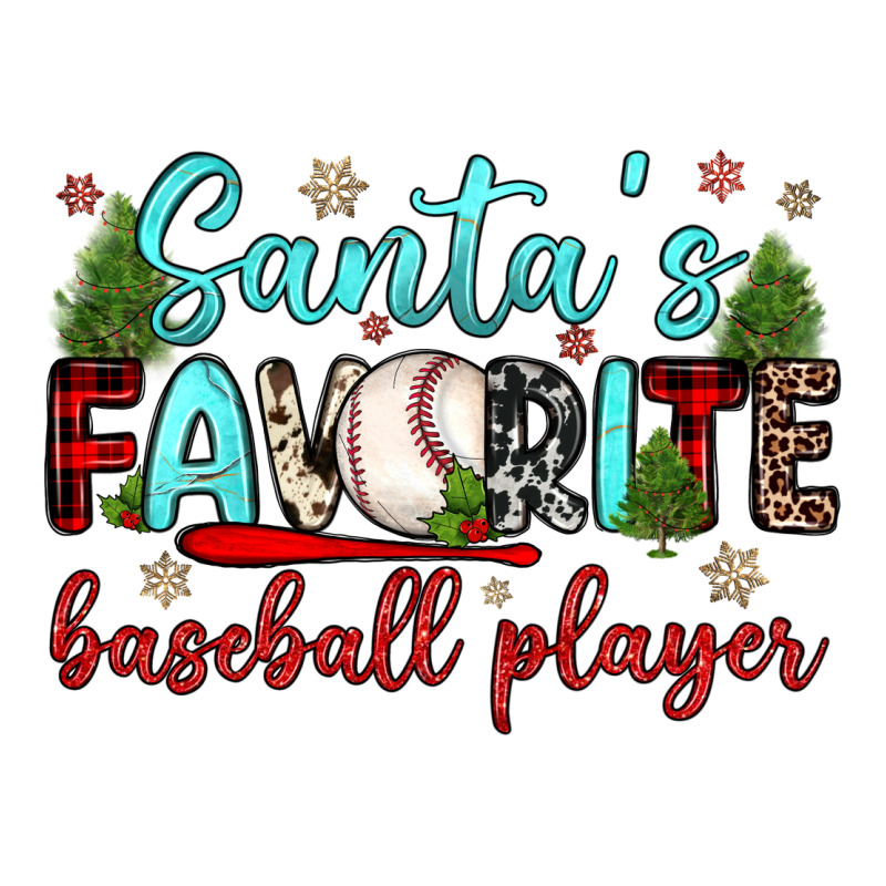 Santa S Favorite Baseball Player Premium Tee by JahusDesignShop | Teevron
