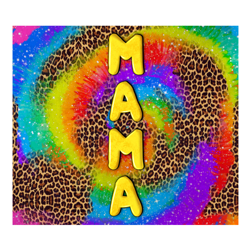 Mama Tie Dye Heavyweight Hoodie by TumblerDesignByShophia | Teevron