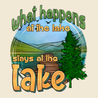 What Happens At The Lake Stays At The Lake Ladies Tee | Teevron