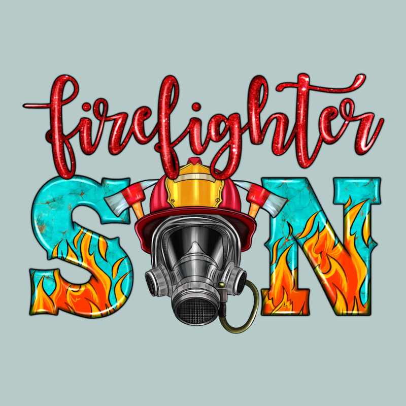 Firefighter Son Boy Heavy Core Tee by HRA Design Shop | Teevron