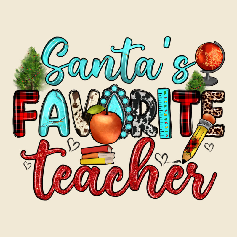 Santa S Favorite Teacher Premium Tee by JahusDesignShop | Teevron
