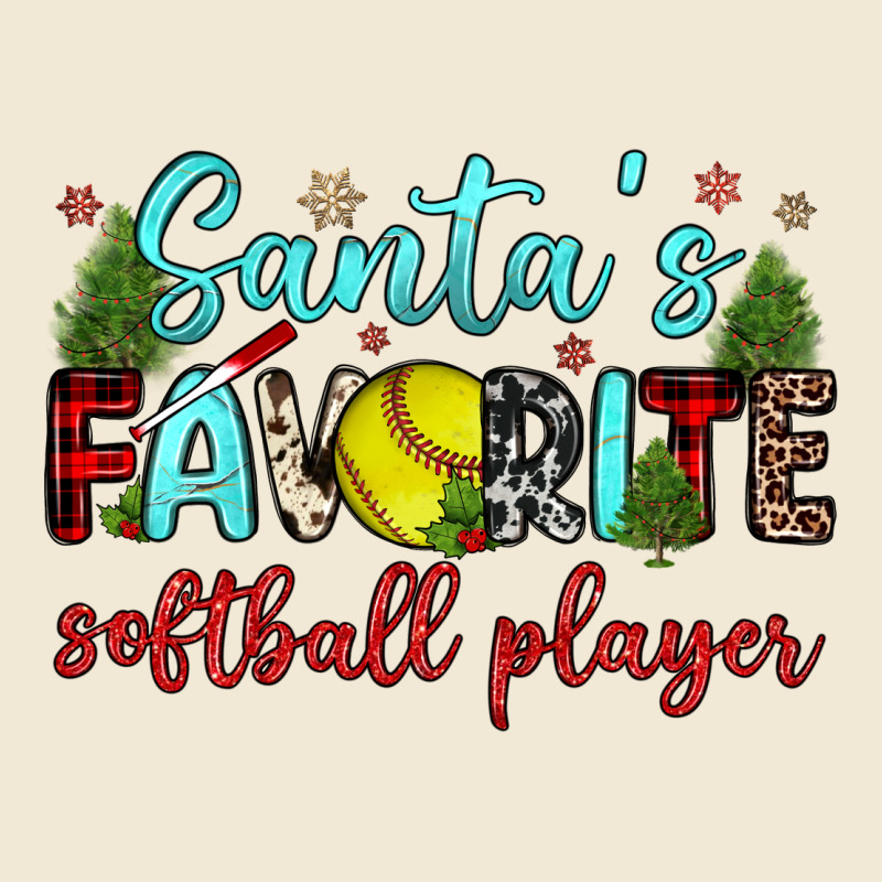 Santa S Favorite Softball Player Premium Tee by JahusDesignShop | Teevron
