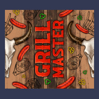 Grill Master With Bull Skull Heavyweight Hoodie | Teevron