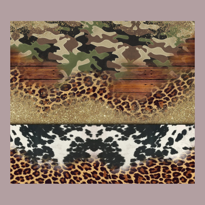 Cowhide Leopard Camouflage Vintage Hoodie by Jasminsmagicworld | Teevron