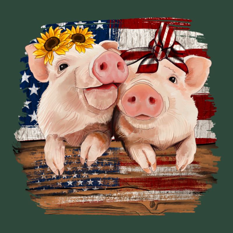 Cute Couple American Pigs Zipper Hoodie by Bettercallsaul | Teevron