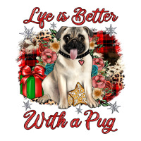 Christmas Life Is Better With A Pug Premium Tee | Teevron