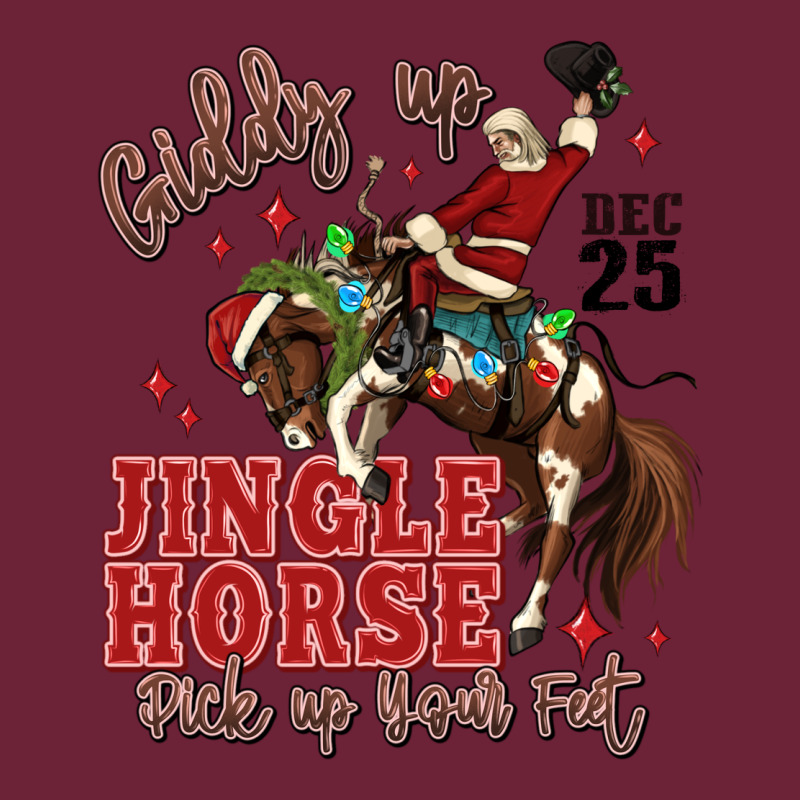 Giddy Up Jingle Horse Pick Up Your Feet Long Sleeve Tee by MaliasSmallBusiness | Teevron