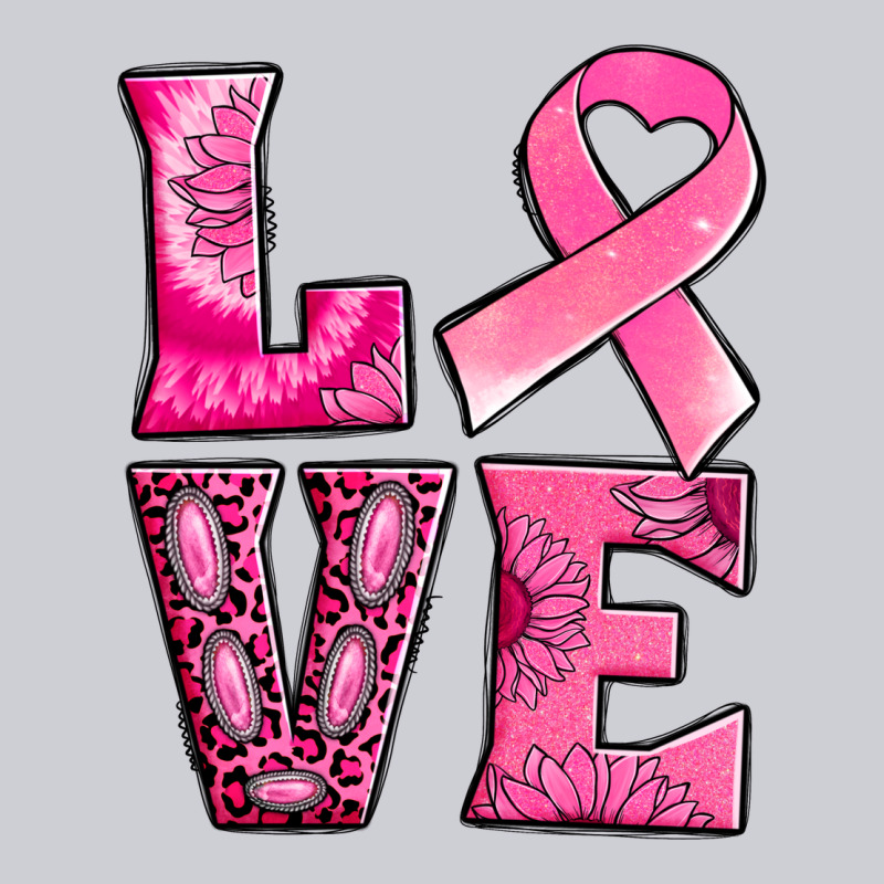 Breast Cancer Love Heavyweight Sweatshirt by NancyCooperArtShop | Teevron