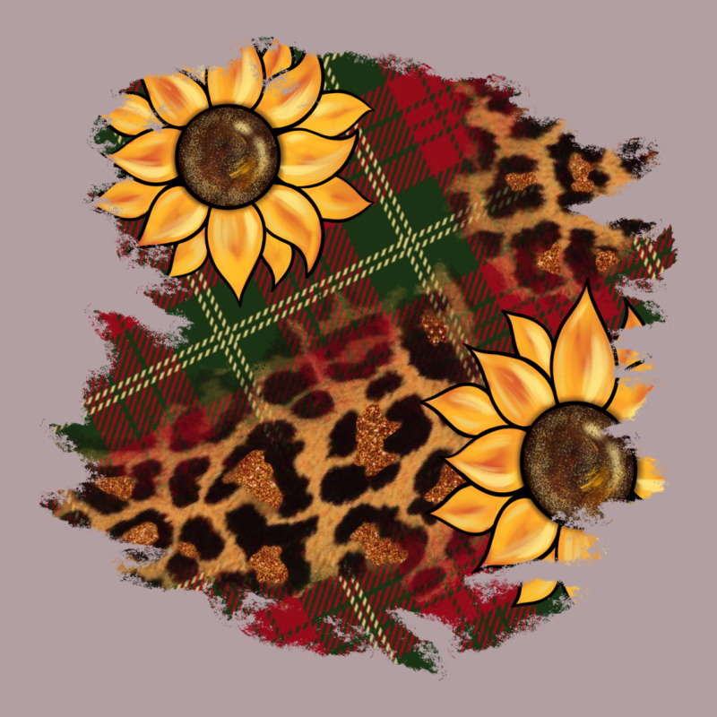 Christmas Leopard Sunflower Vintage Hoodie by BarkalooDesign | Teevron