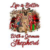 Christmas Life Is Better With A German Shepherd Premium Tee | Teevron