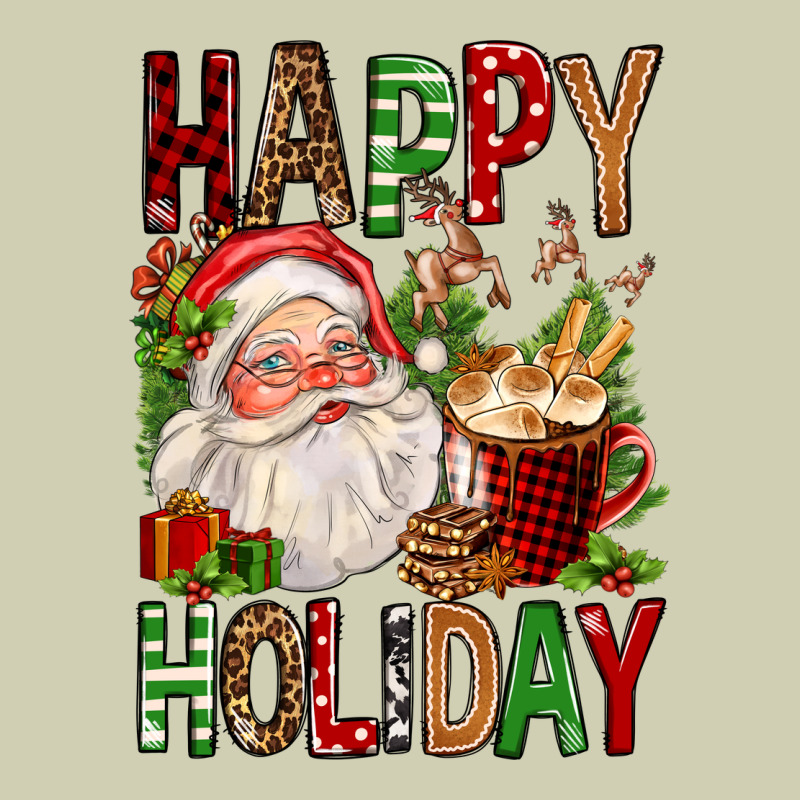 Happy Holiday Santa Claus Christmas Heavy Core Tee by FaDigitalArtStudio | Teevron