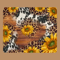 Sunflowers Cowhide Leopard Mousepad Vintage Hoodie | Teevron