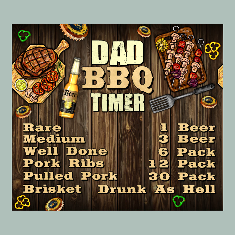 Dad Bbq Timer Heavyweight Hoodie by TumblerDesignByShophia | Teevron