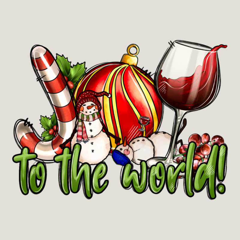 Joy To The World Christmas Wine Heavy Core Tee by FaDigitalArtStudio | Teevron