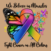 We Believe In Miracles Fight Cancer In All Colors Vintage Tee | Teevron