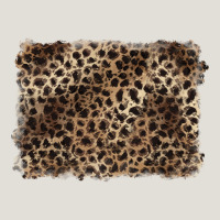 Handdrawn Leopard Pattern Brown Heavy Core Tee | Teevron