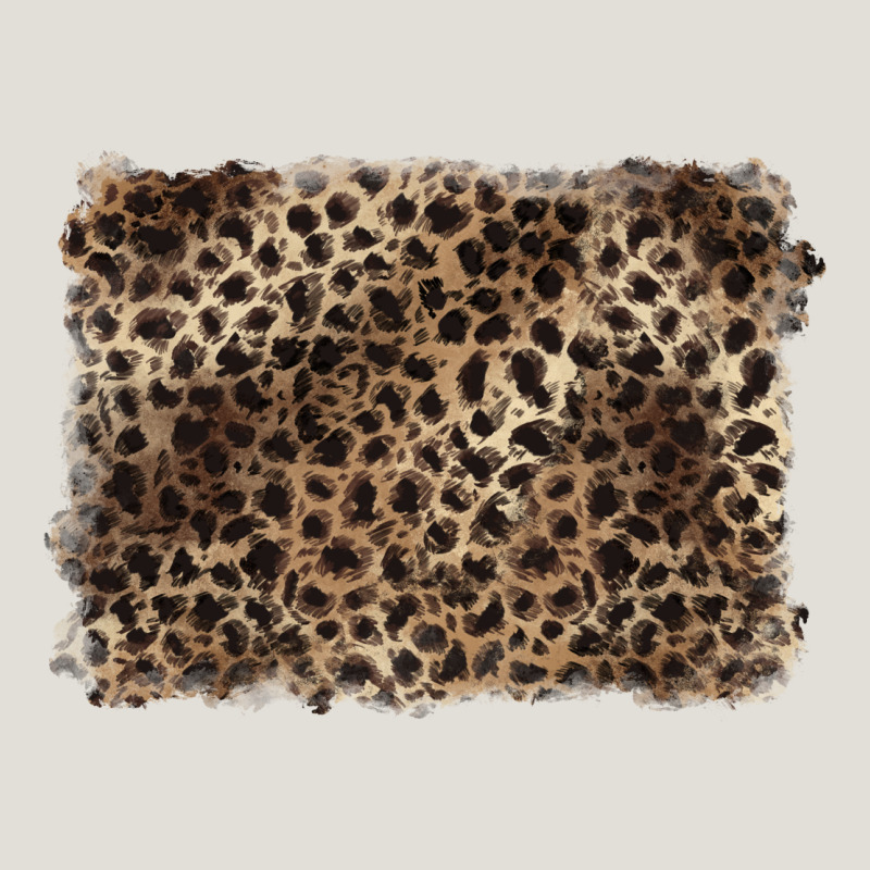 Handdrawn Leopard Pattern Brown Heavy Core Tee by BarkalooDesign | Teevron