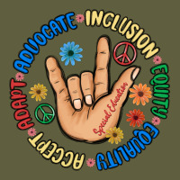 Advocate Inclusion Equity Equality Accept Adapt Vintage Tee | Teevron