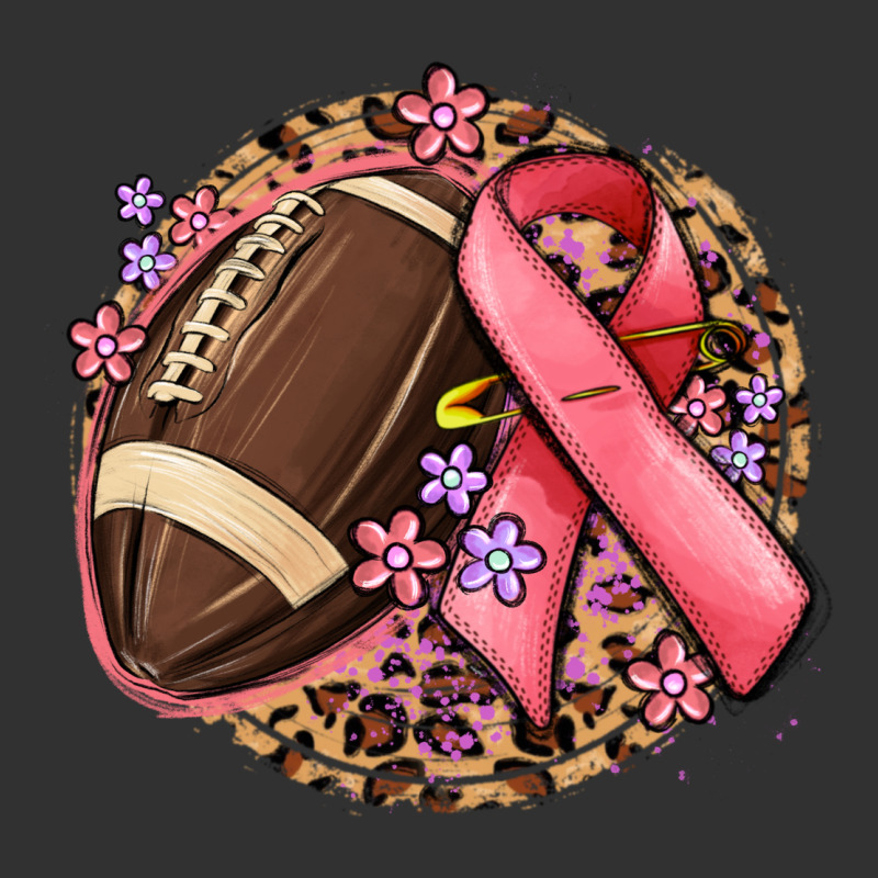 Breast Cancer Ribbon And American Football Urban Heavy Tee by MaliasSmallBusiness | Teevron