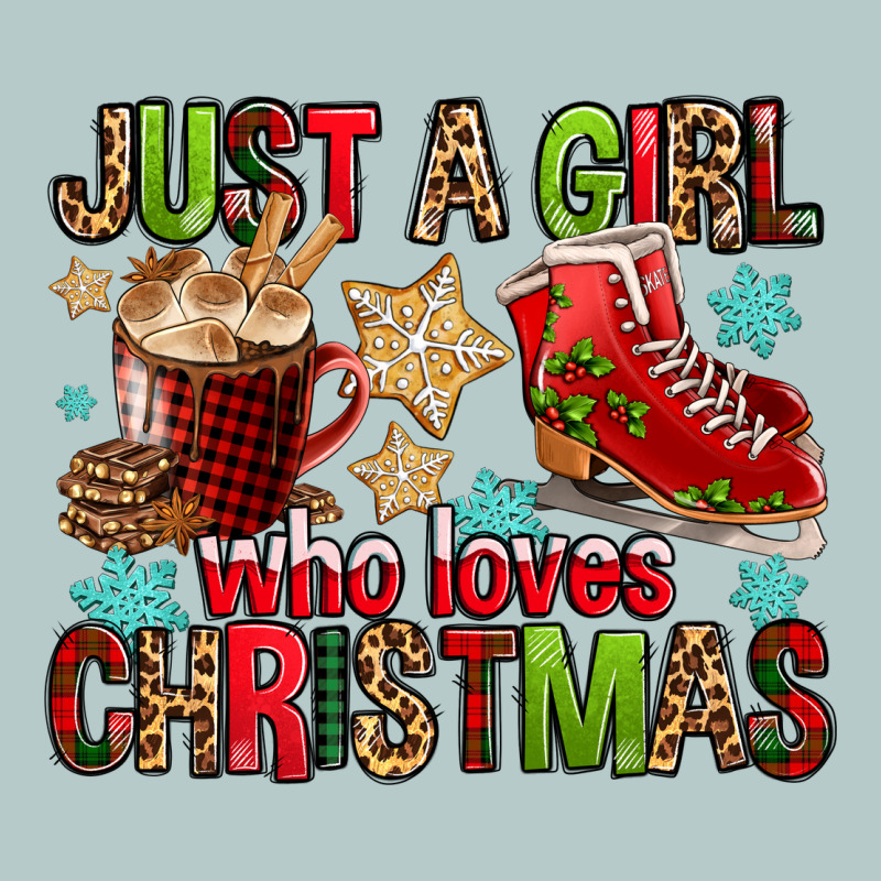 Just A Girl Who Loves Christmas Heavy Core Tee by FaDigitalArtStudio | Teevron