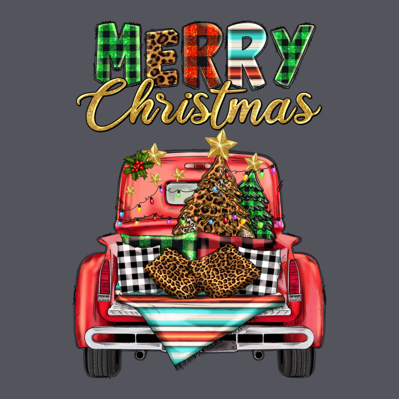 Merry Christmas Truck Vintage Hoodie by BarkalooDesign | Teevron
