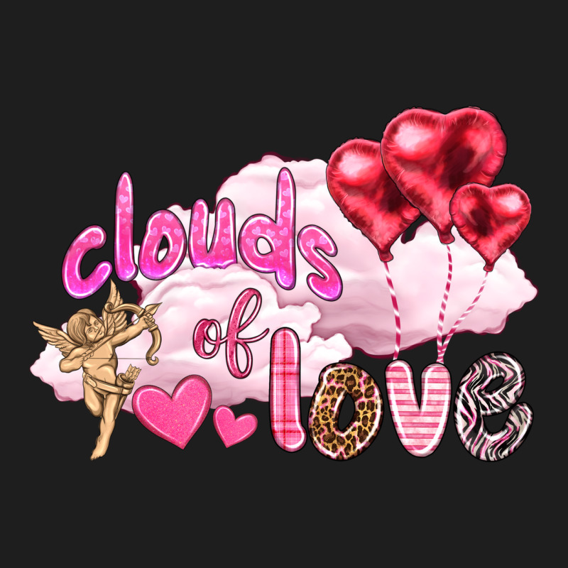 Clouds Of Love With Balloons Valentine's Day Heavyweight Hoodie by HowdyJamesFarm | Teevron
