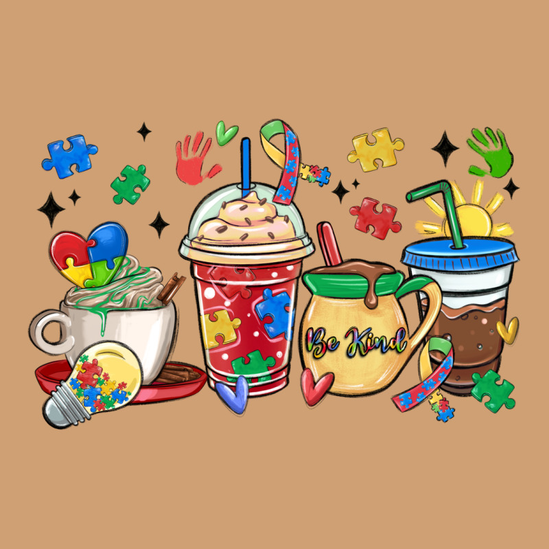 Autism Awareness Day Coffee Cups Vintage Tee by MaliasSmallBusiness | Teevron