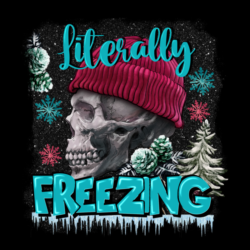Literally Freezing Skull Heavy Core Tee by FaDigitalArtStudio | Teevron