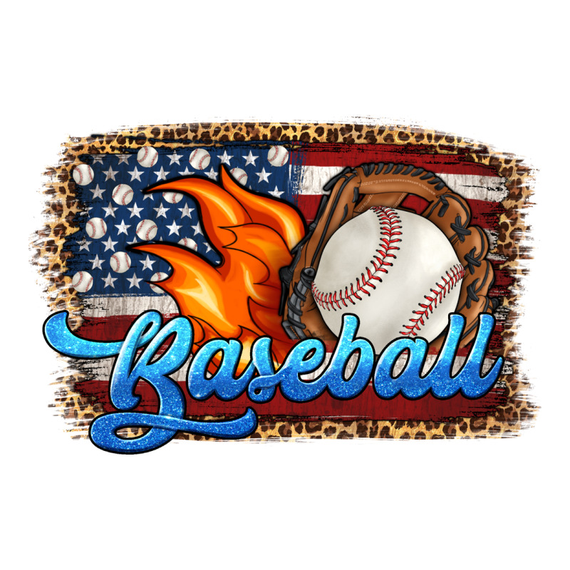 Western American Flag Baseball Ladies Tee by HRA Design Shop | Teevron