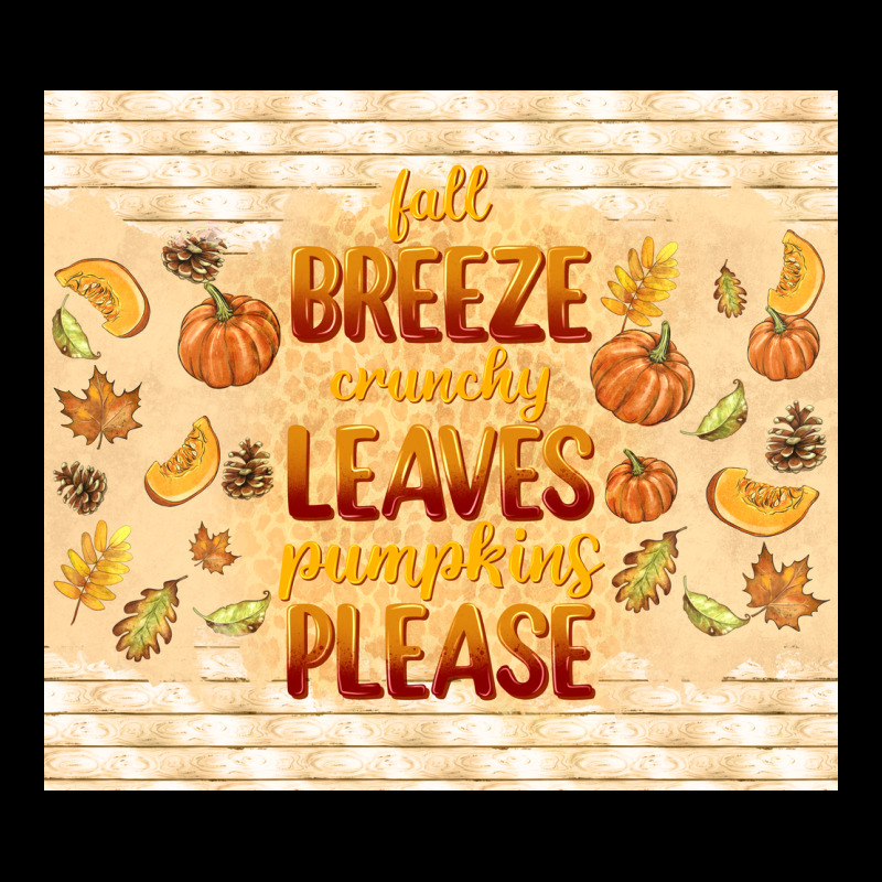 Fall Breeze Crunchy Leaves Premium Sweatshirt by TumblerDesignByShophia | Teevron