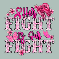 Her Fight Is Our Fight Cancer Awareness Heavyweight Hoodie | Teevron