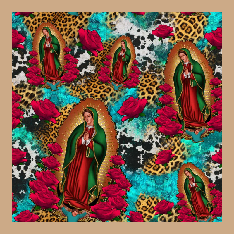 Lady Of Guadalupe Western Seamless Vintage Hoodie by Jasminsmagicworld | Teevron