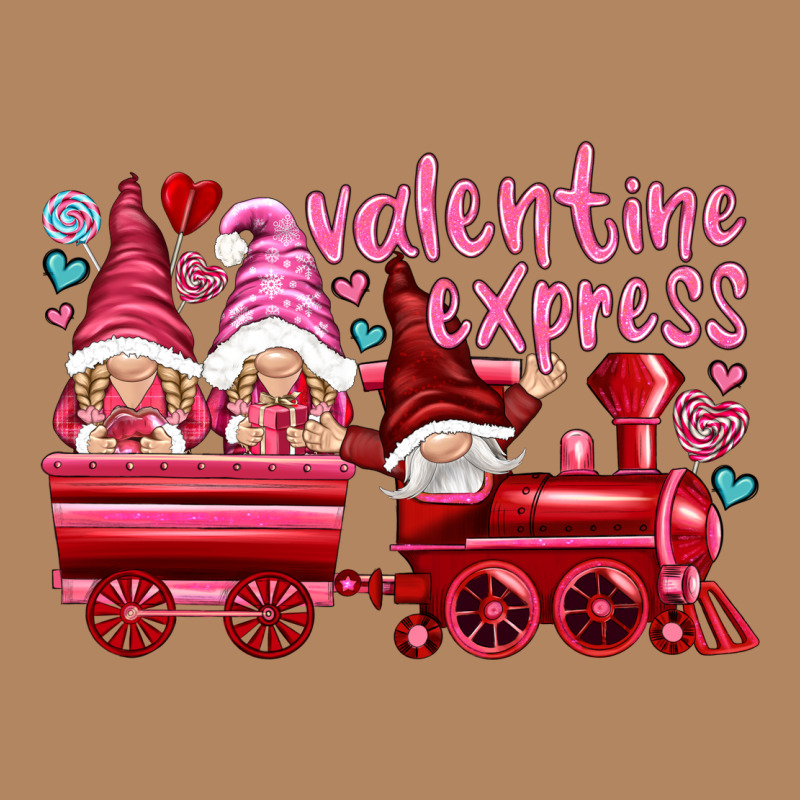 Valentines Express With Gnomies Long Sleeve Tee by NancyCooperArtShop | Teevron