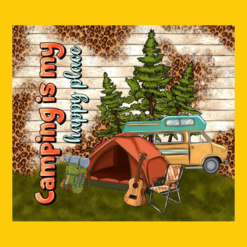 Camping Is My Happy Place Premium Hoodie by TumblerDesignByShophia | Teevron