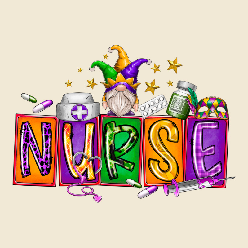 Nurse Mardi Gras Ladies Tee by RacoonDesign | Teevron