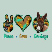 Peace Love Donkeys Zipper Hoodie | Teevron