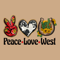 Peace Love West Vintage Hoodie | Teevron