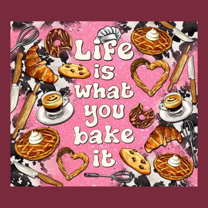 Life Is What You Bake It With Cowhide Premium Hoodie by TumblerDesignByShophia | Teevron