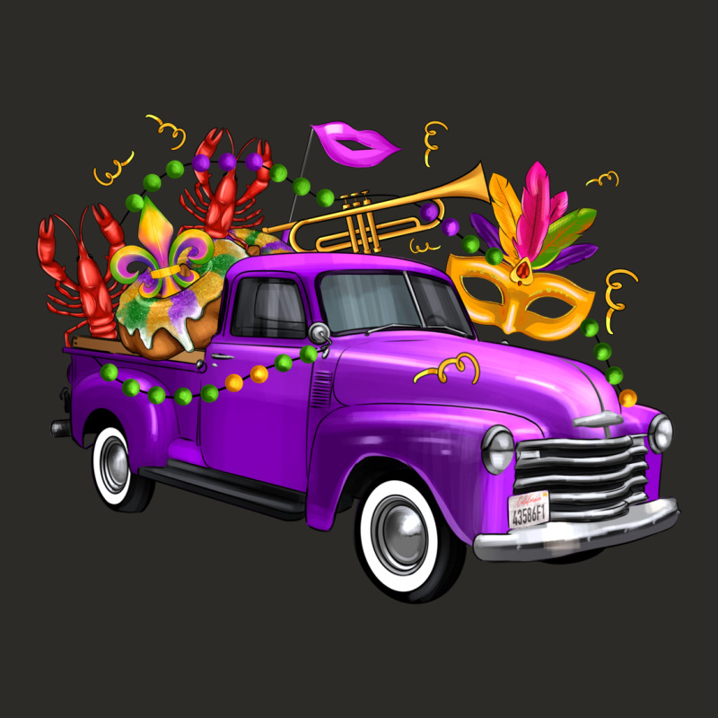 Mardi Gras Truck King's Cake Heavy Core Tee by FaDigitalArtStudio | Teevron