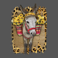 Donkey With Sunflowers Zipper Hoodie | Teevron