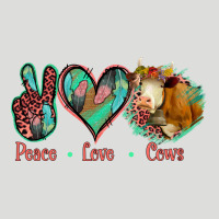 Peace Love Cows Zipper Hoodie | Teevron