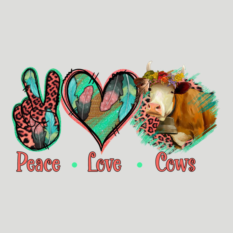 Peace Love Cows Zipper Hoodie by Bettercallsaul | Teevron