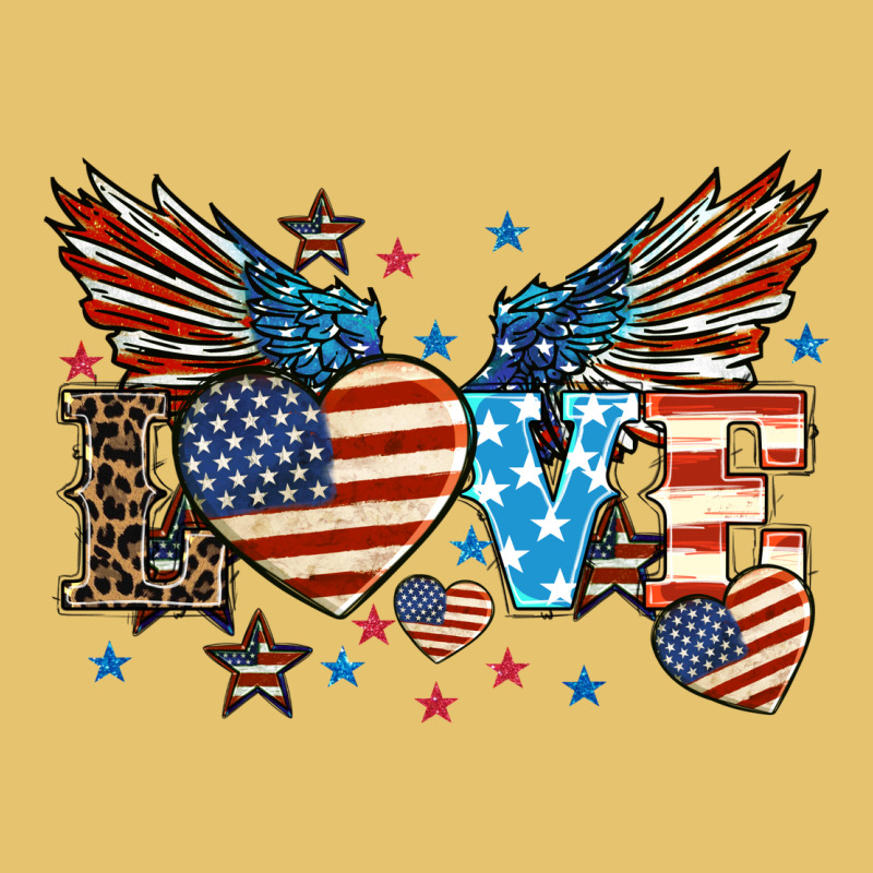 Love America Wings 4th Of July Premium Sweatshirt by HowdyJamesFarm | Teevron