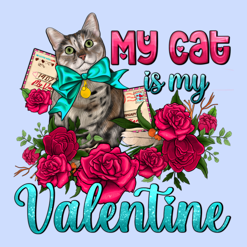 My Cat Is My Valentine Urban Heavy Tee by AdoDesignShop | Teevron