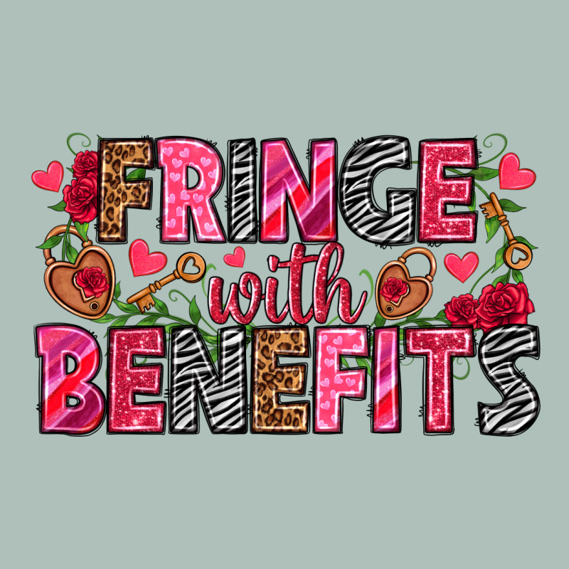 Fringe With Benefits Valentine's Day Heavyweight Hoodie by HowdyJamesFarm | Teevron