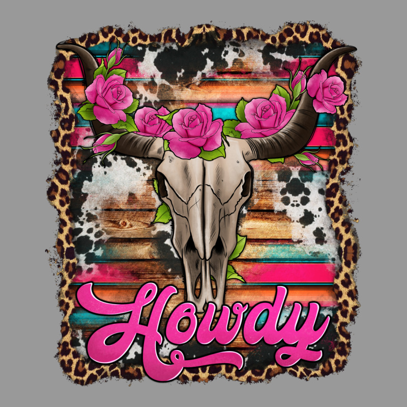 Howdy Valentine's Day Bull Skull Vintage Hoodie by Jasminsmagicworld | Teevron