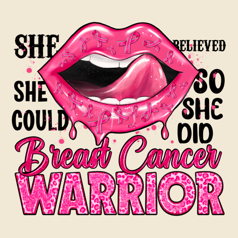 Breast Cancer Warrior Lips Premium Tee by JahusDesignShop | Teevron