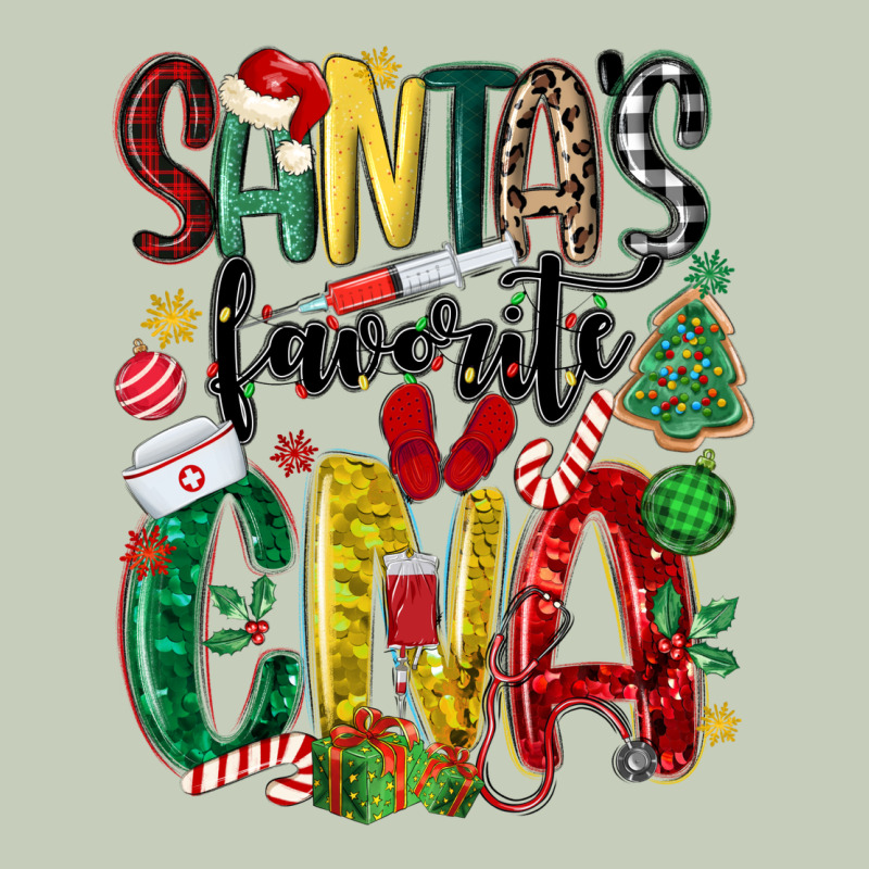 Santas Favorite Cna Nurse Long Sleeve Tee by MaliasSmallBusiness | Teevron