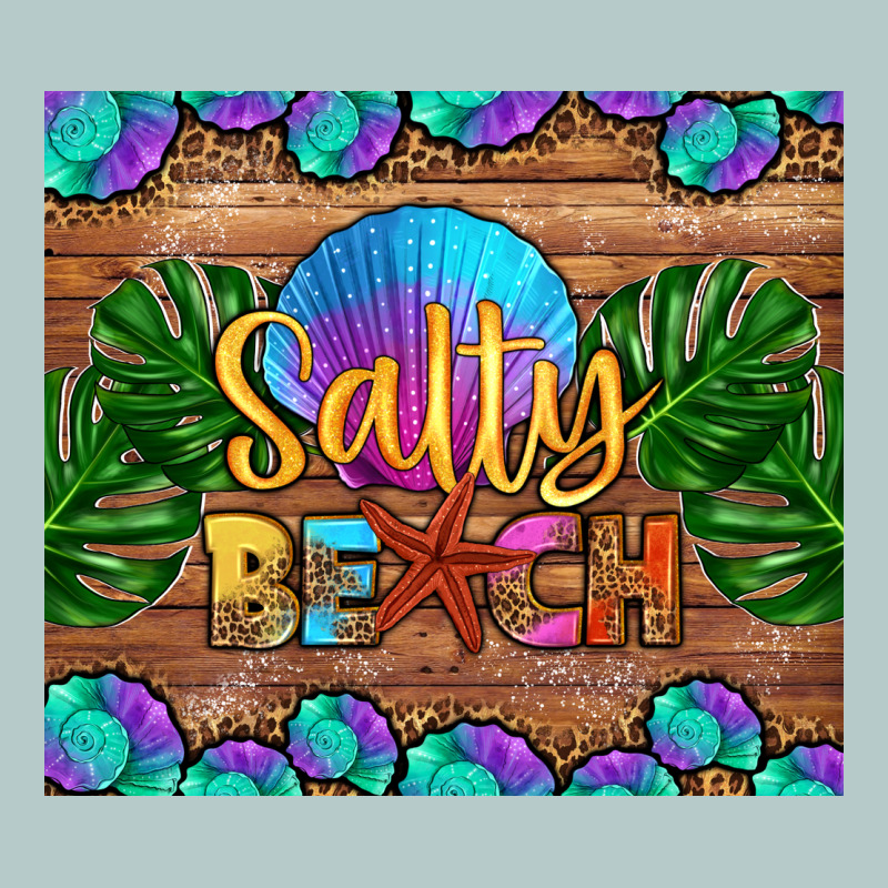 Salty Beach Heavy Core Tee by HRA Design Shop | Teevron